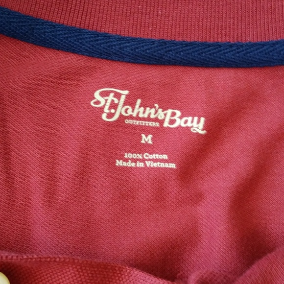 🌞[NWT] St. John's Bay Red Polo - SZ M - Picture 4 of 6